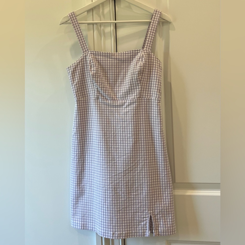 Hollister Lavender Gingham Dress